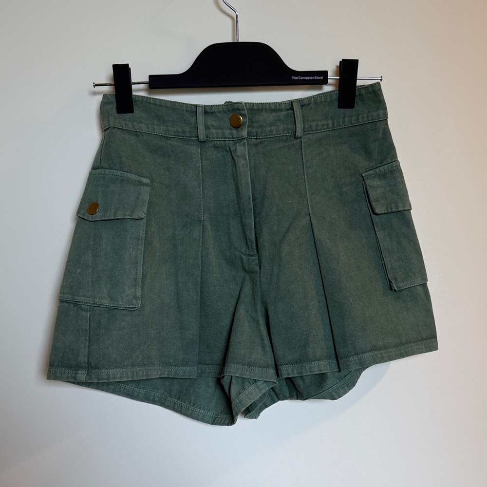 Ramy Brook Olive Cargo Shorts